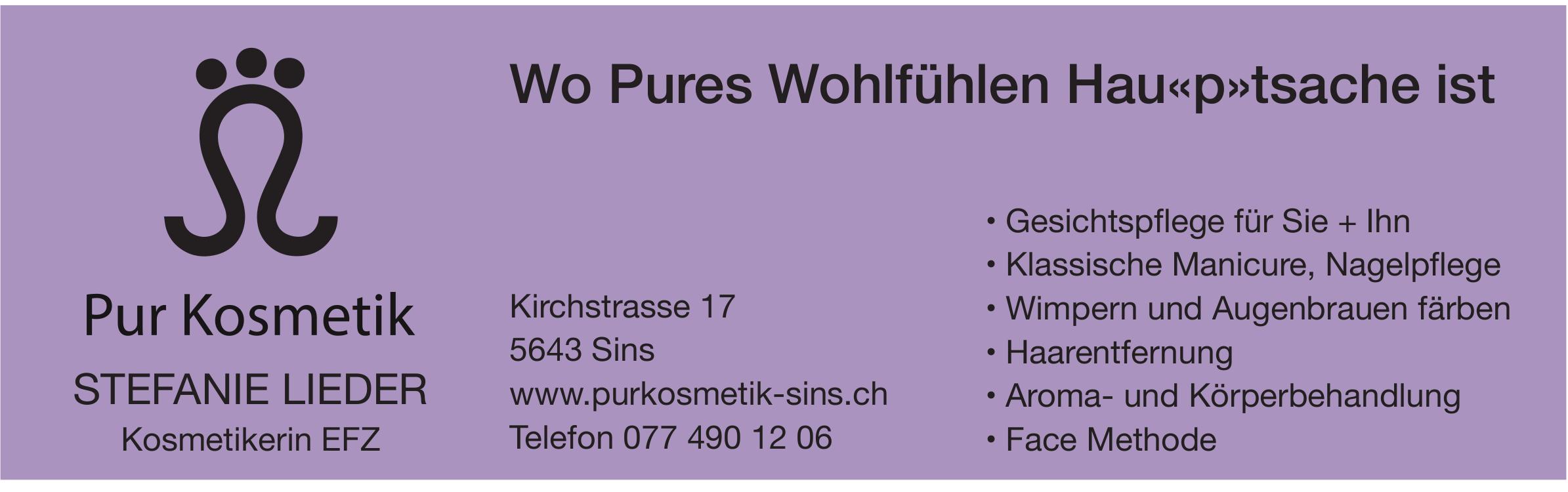 Pur Kosmetik Sins, Wo Pures Wohlfühlen Hau«p»tsache ist