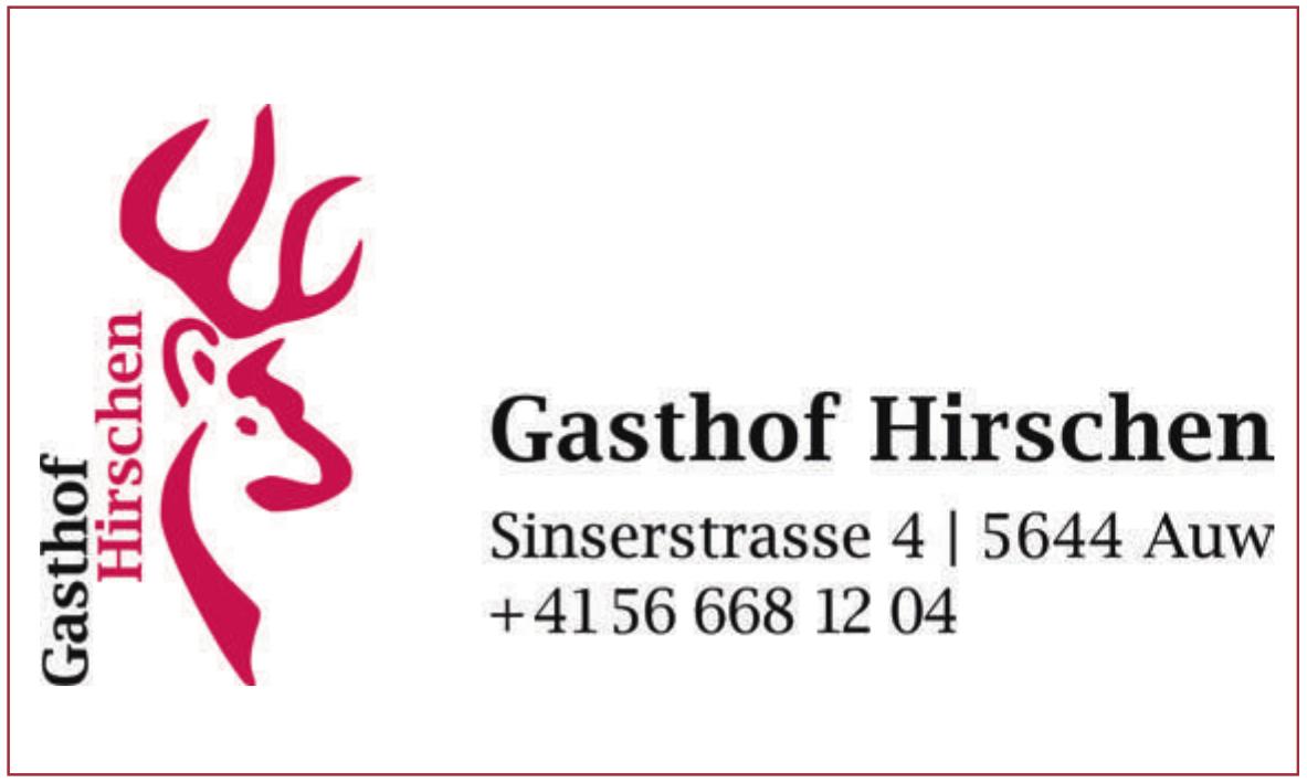 Gasthof Hirschen, Auw