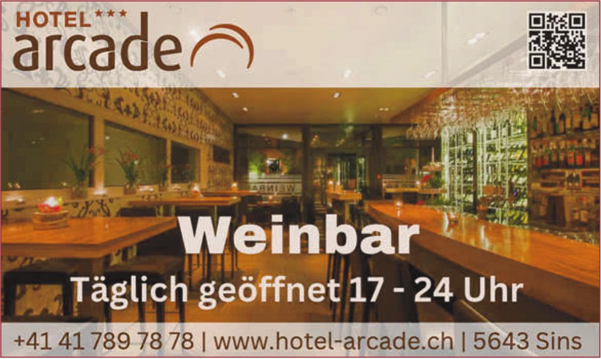 HOTEL arcade, Sins - Weinbar