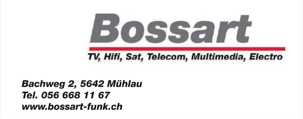 Bossart, Mühlau - TV, Hifi,  Sat,  Telecom,  Multimedia,  Electro