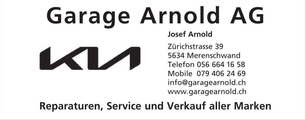 Garage Arnold AG, Merenschwand - Reparaturen, Service und Verkauf aller Marken