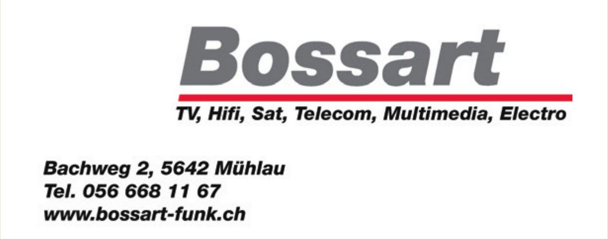 Bossart, Mühlau - TV, Hifi,  Sat,  Telecom,  Multimedia,  Electro
