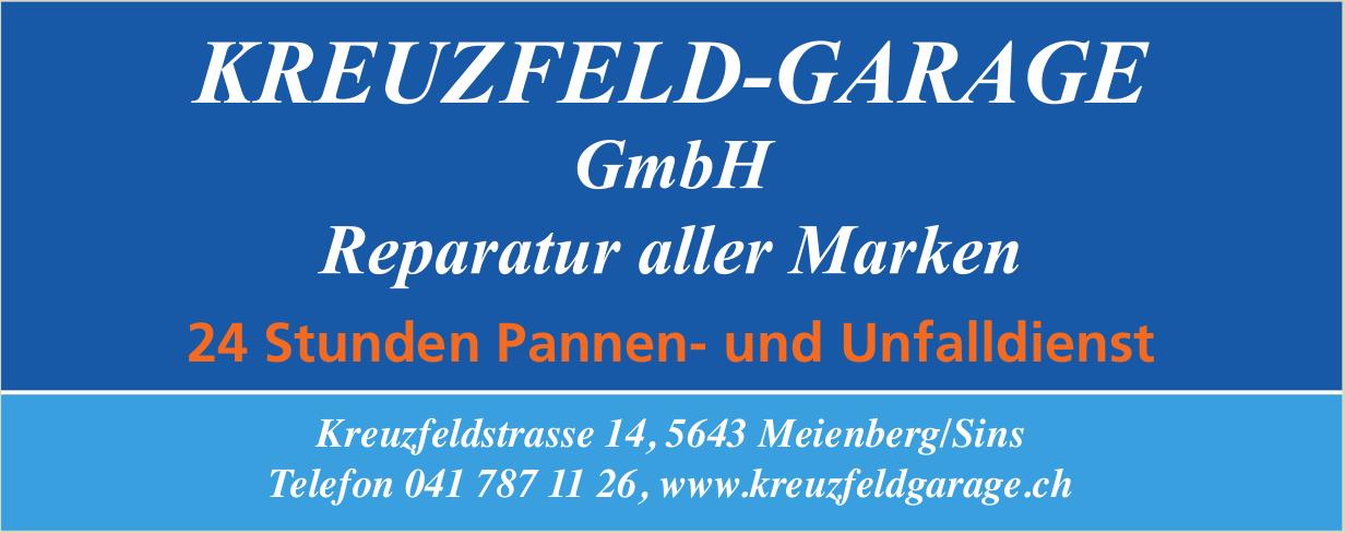 Kreuzfeld-Garage GmbH, Meienberg/Sins - 24 Stunden Pannen- und Unfalldienst