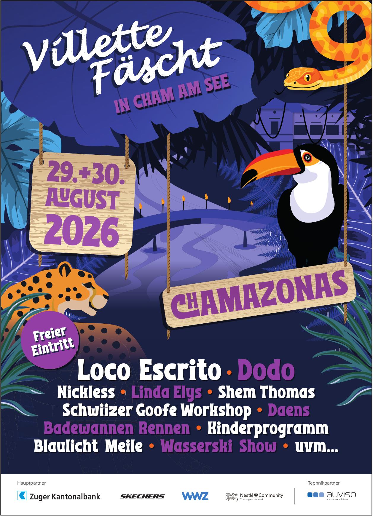 Villette Fäscht in Cham am See, 29. + 30. August