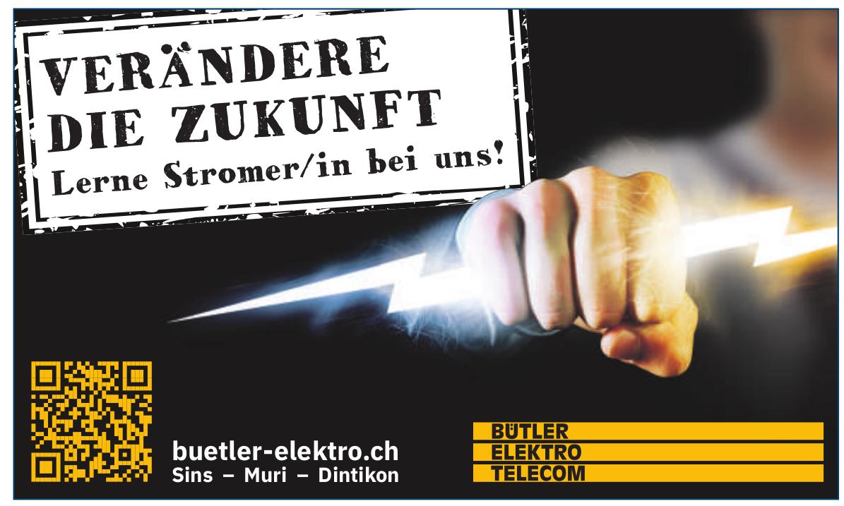 Lerne Stromer/in bei uns!, Bütler Elektro Telecom