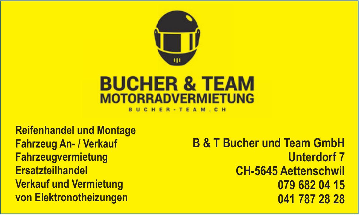 B & T Bucher und Team GmbH, Aettenschwil - Reifenhandel und Montage, Fahrzeug An- / Verkauf, Fahrzeugvermietung, Ersatzteilhandel, Verkauf und Vermietung von Elektronotheizungen