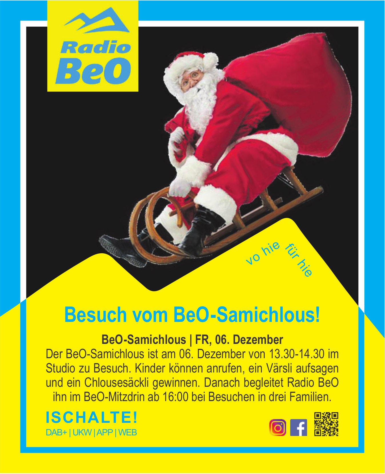 Radio BeO - Besuch vom BeO-Samichlous!