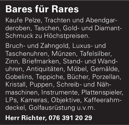 Herr Richter - Bares für Rares