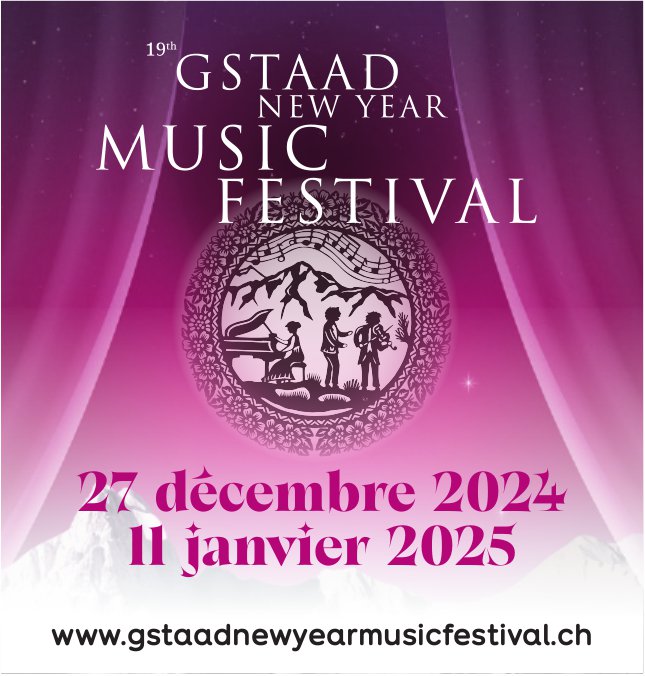 19th Gstaad New Year Music Festival, 27 décembre - 11 janvier