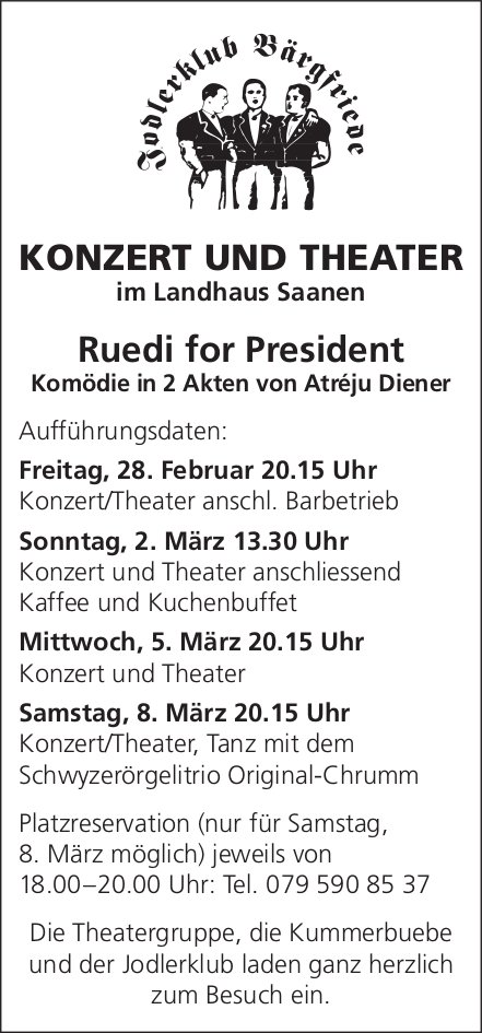 Konzert und Theater 