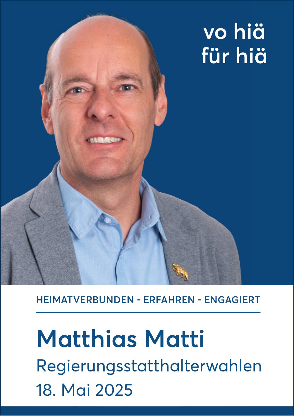 Matthias Matti als Regierungsstatthalter