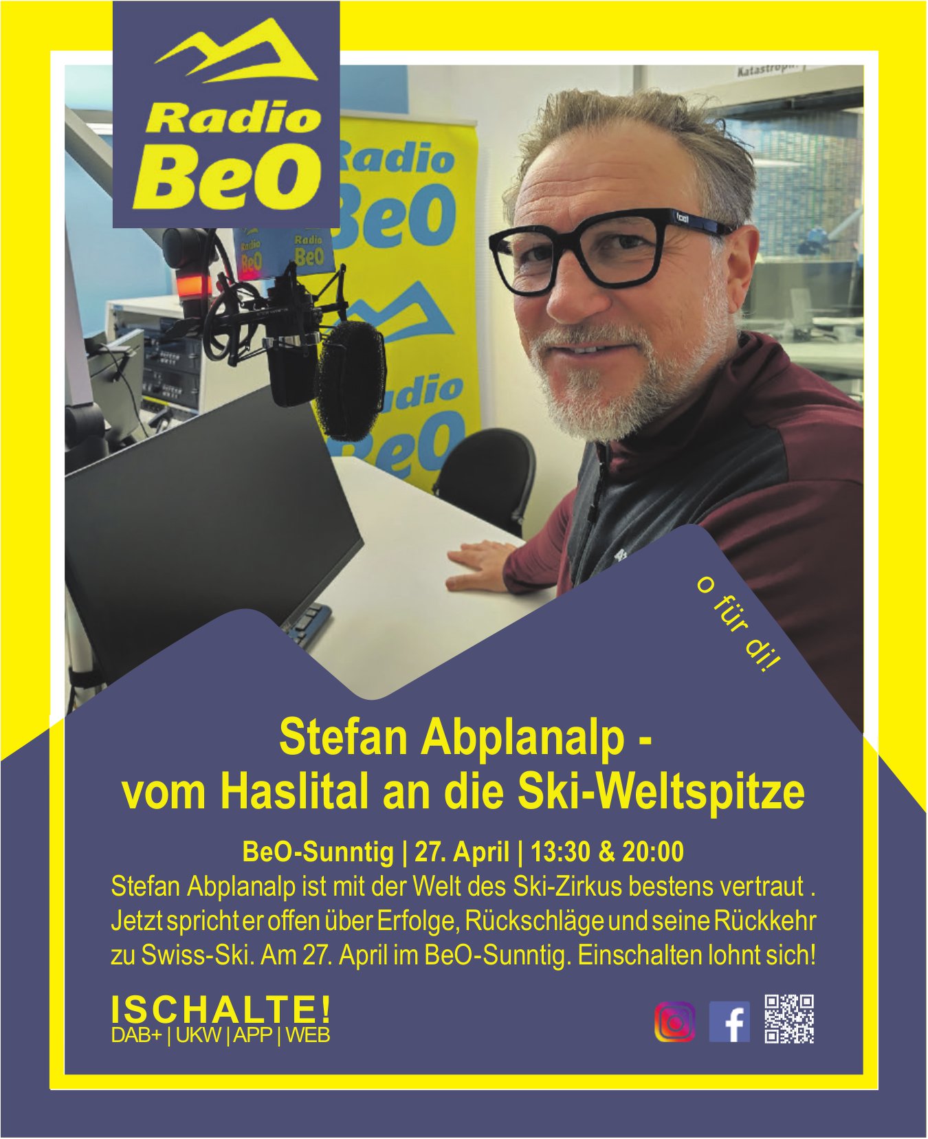 Radio BeO - Stefan Abplanalp - vom Haslital an die Ski-Weltspitze