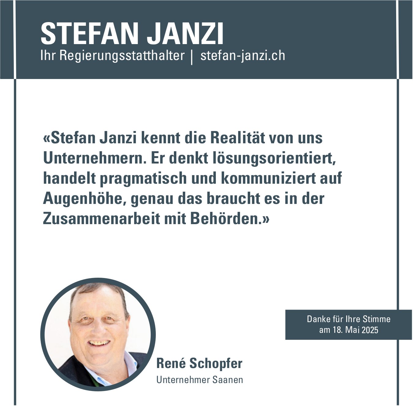 Stefan Janzi - Ihr Regierungsstatthalter