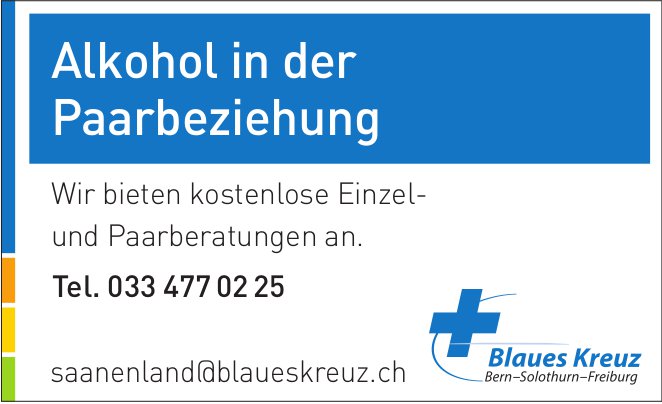 Blaues Kreuz - Alkohol in der Paarbeziehung