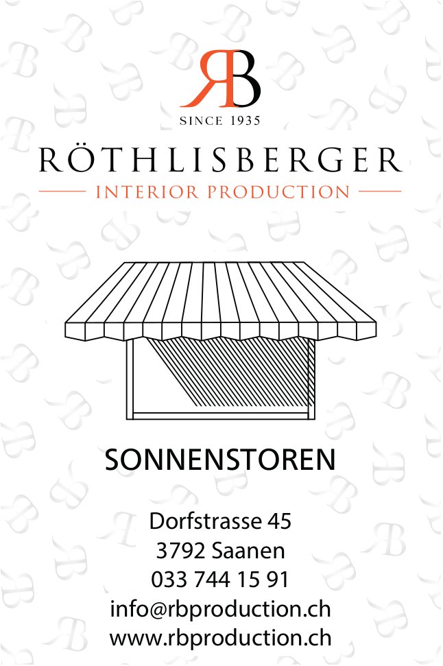 Röthlisberger Interior Production, Saanen - Sonnenstoren