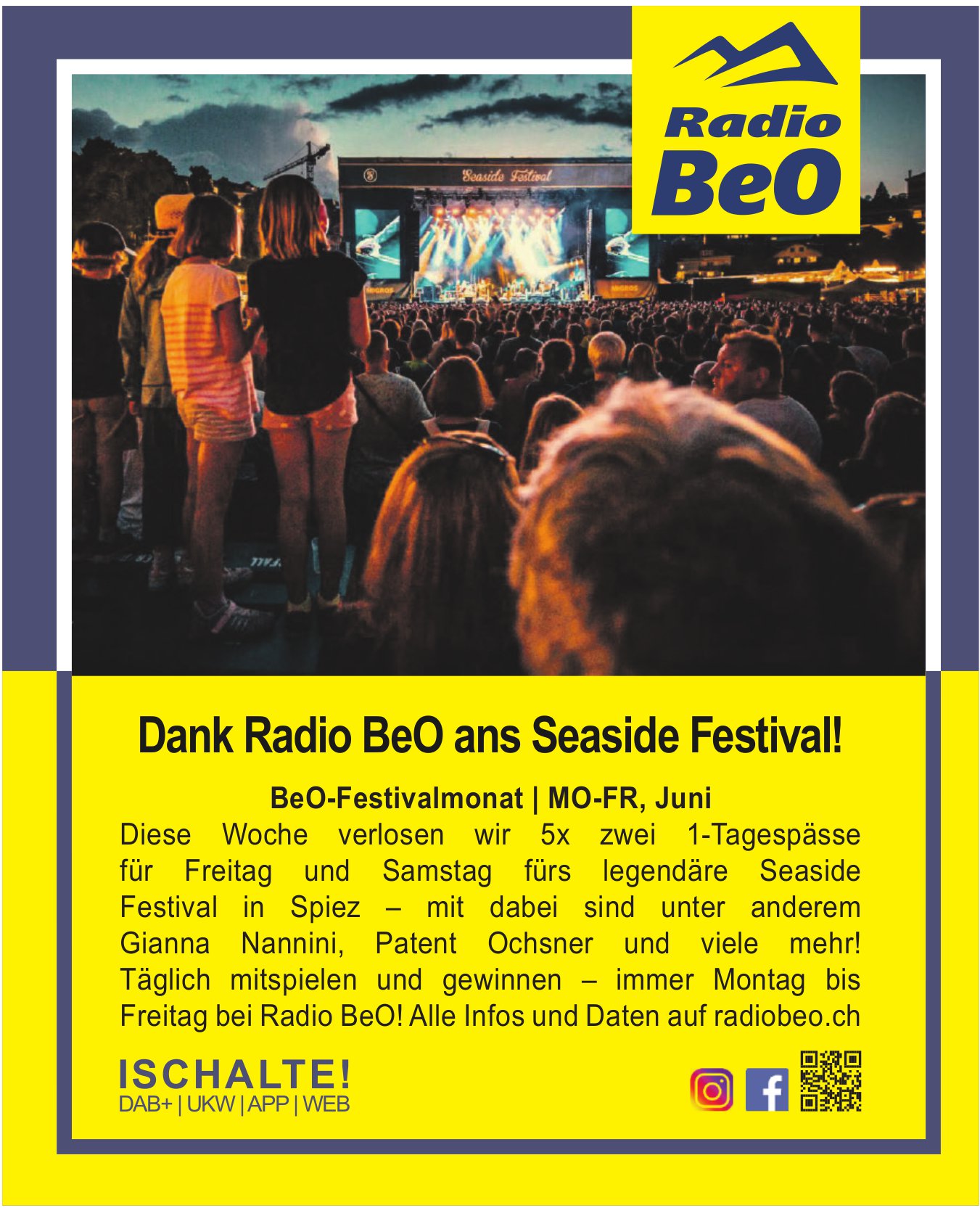 Radio BeO, Spiez - Seaside Festival