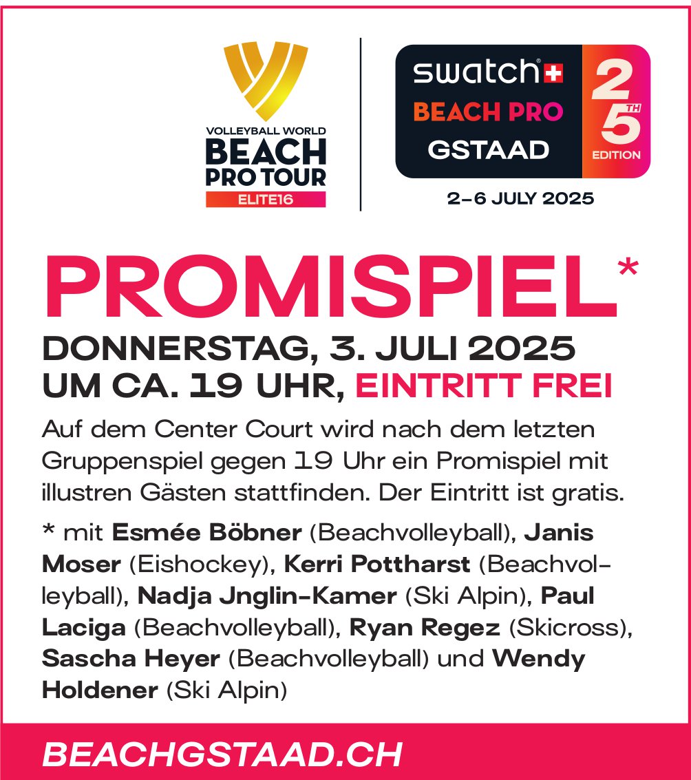 PROMISPIEL, 3. Juli, Center Court