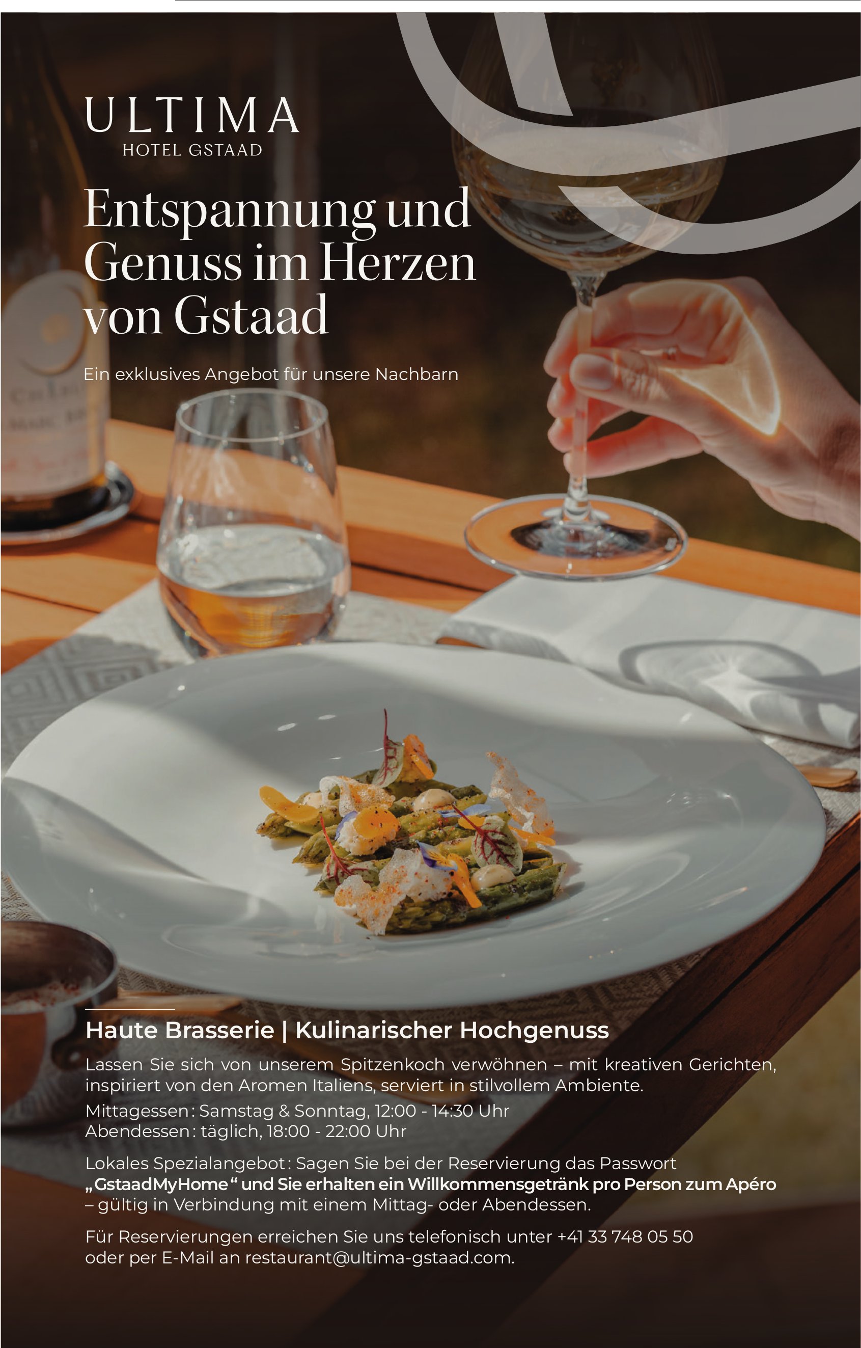 Ultima Hotel Gstaad, Entspannung und Genuss im Herzen von Gstaad