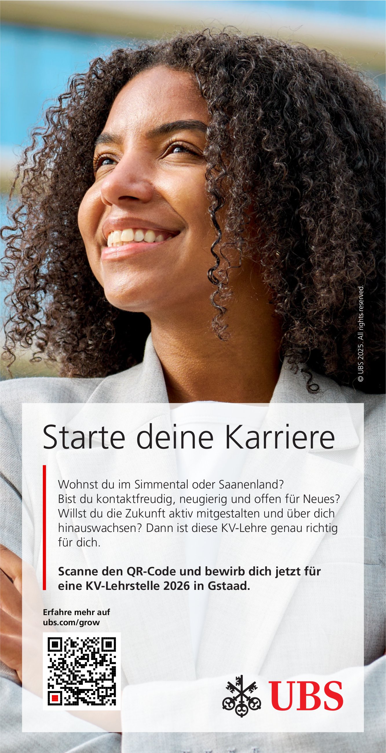 Starte deine Karriere, UBS, Gstaad