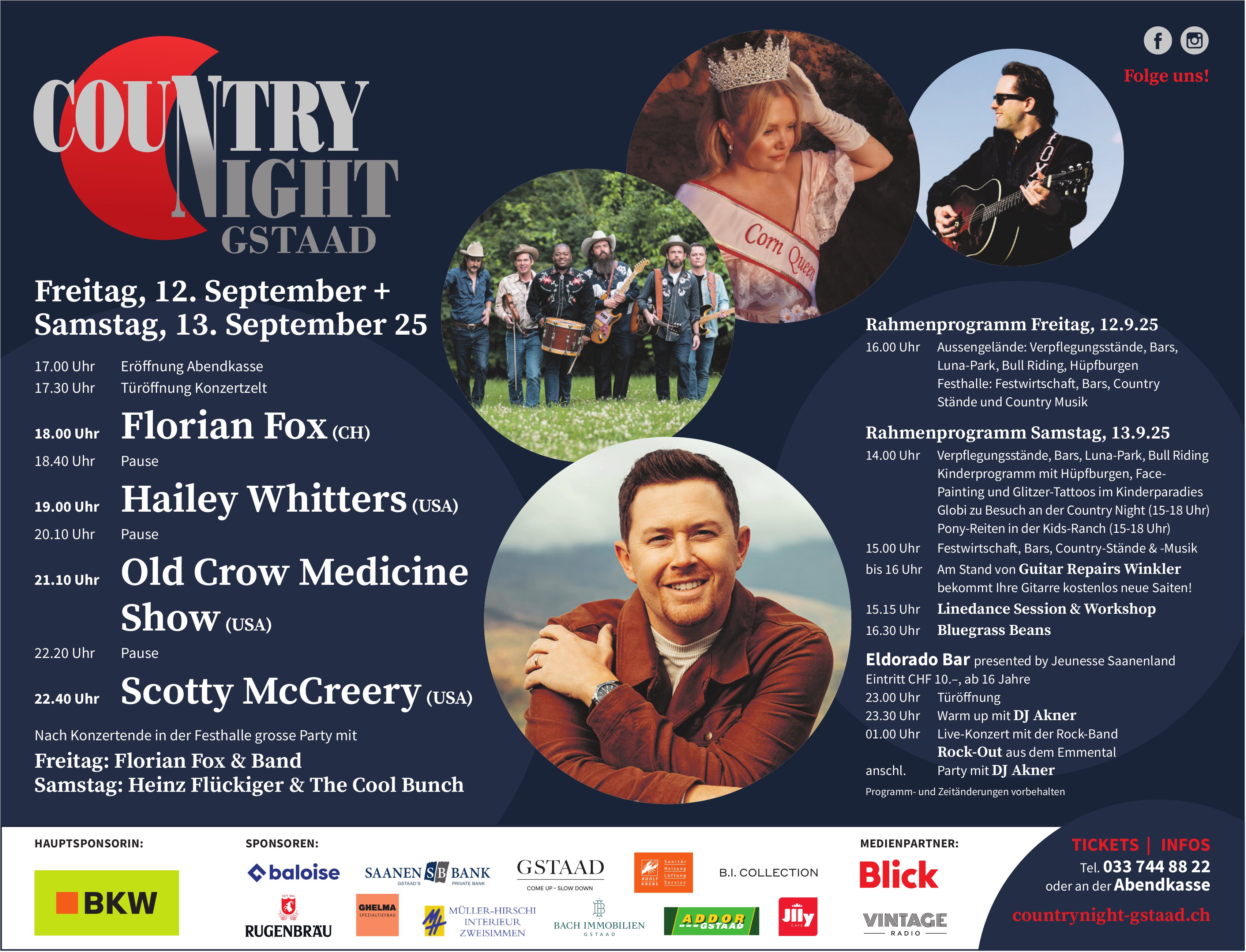 Country Night Gstaad, 12. -13. September, Country Night Gstaad