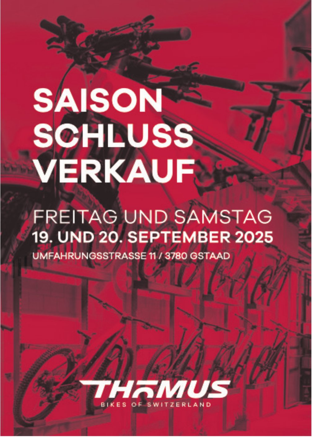 THÖMUS, Gstaad - SAISON SCHLUSS VERKAUF