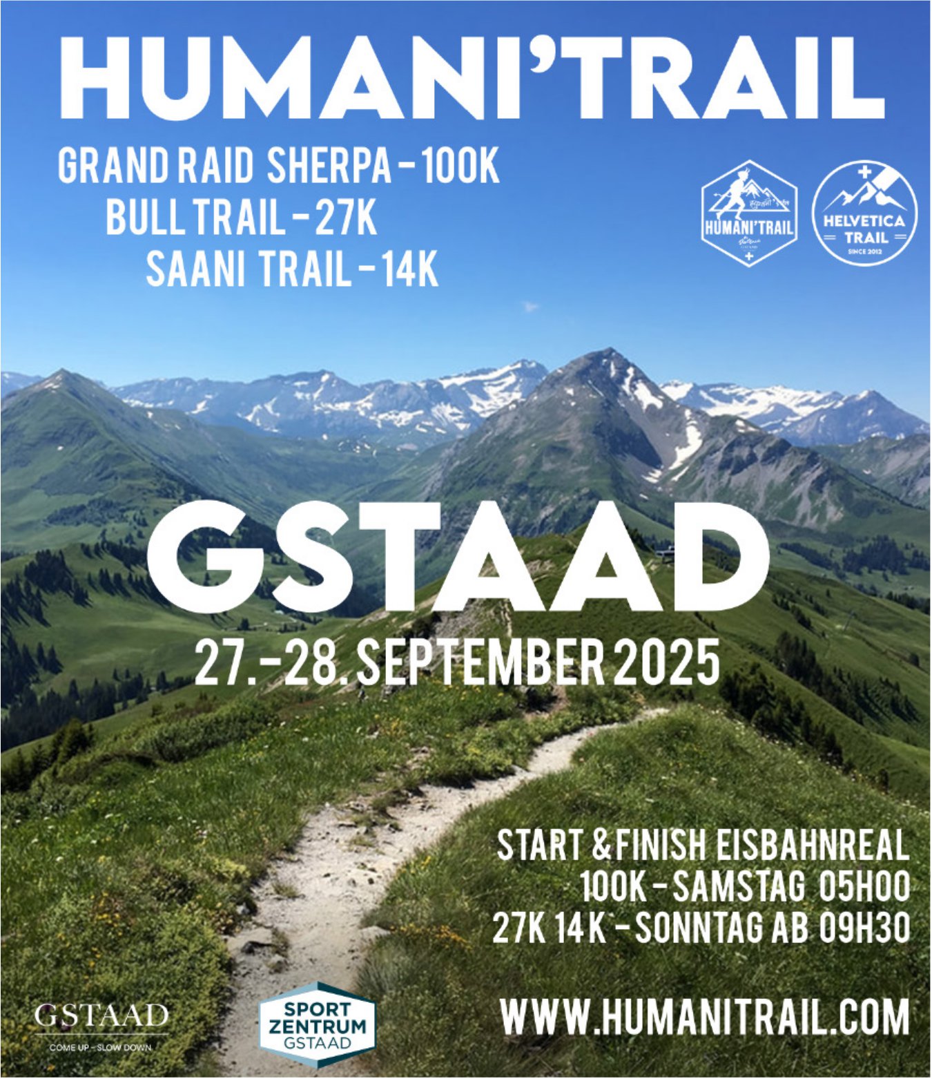 HUMANI'TRAIL, 27. September, EISBAHNREAL, GSTAAD