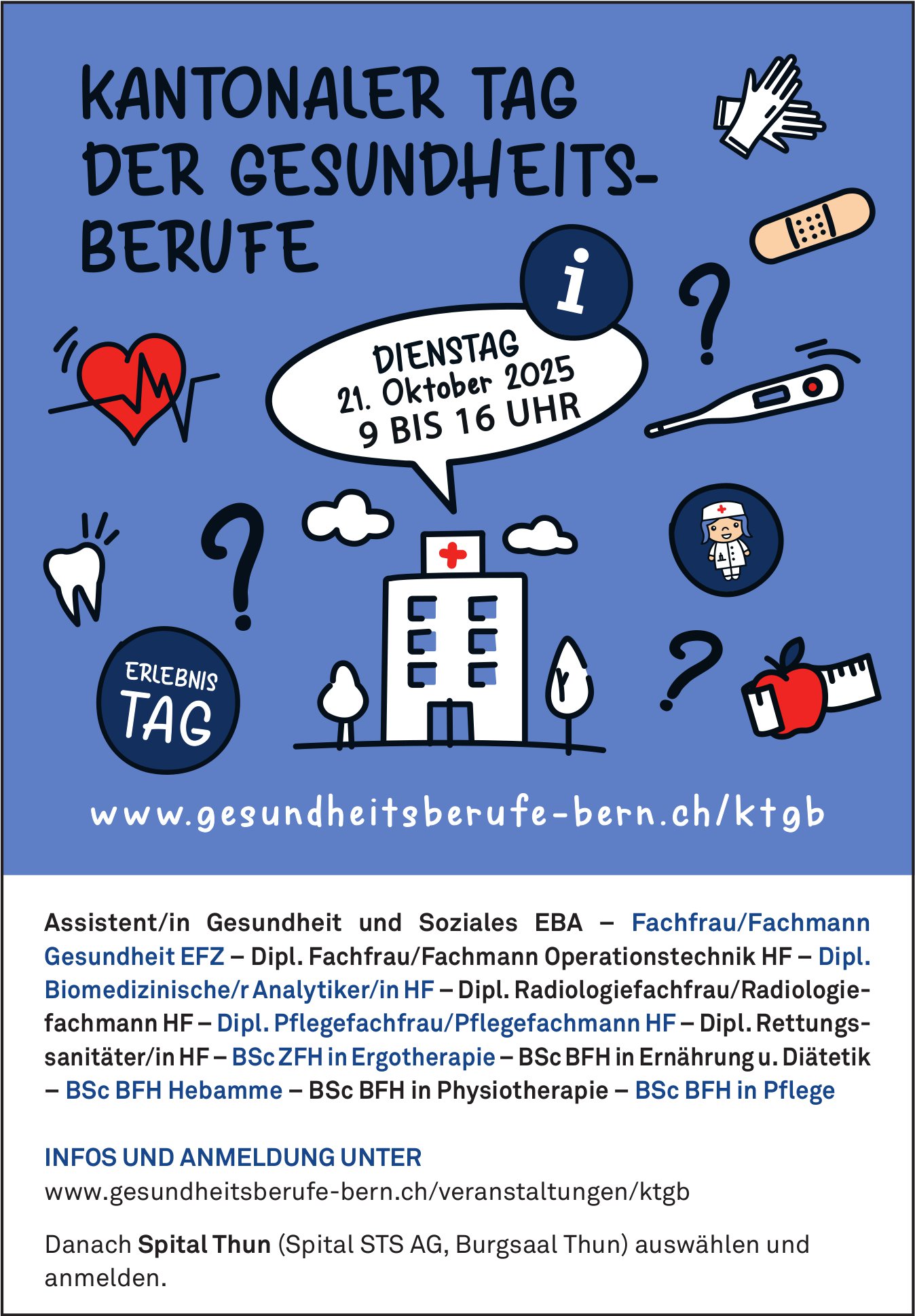 Kantonaler Tag der Gesundheitsberufe, 21. Oktober