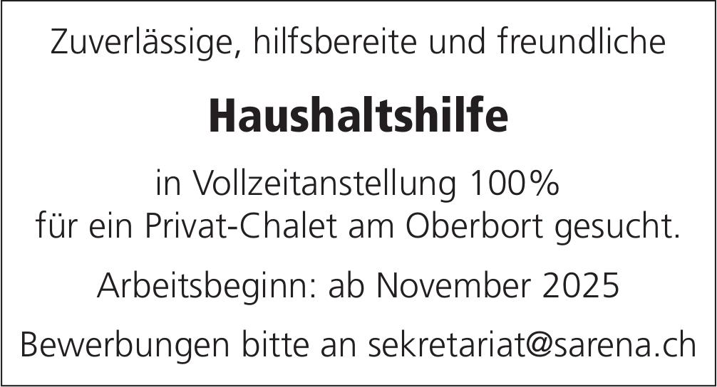 Haushaltshilfe, Gesucht