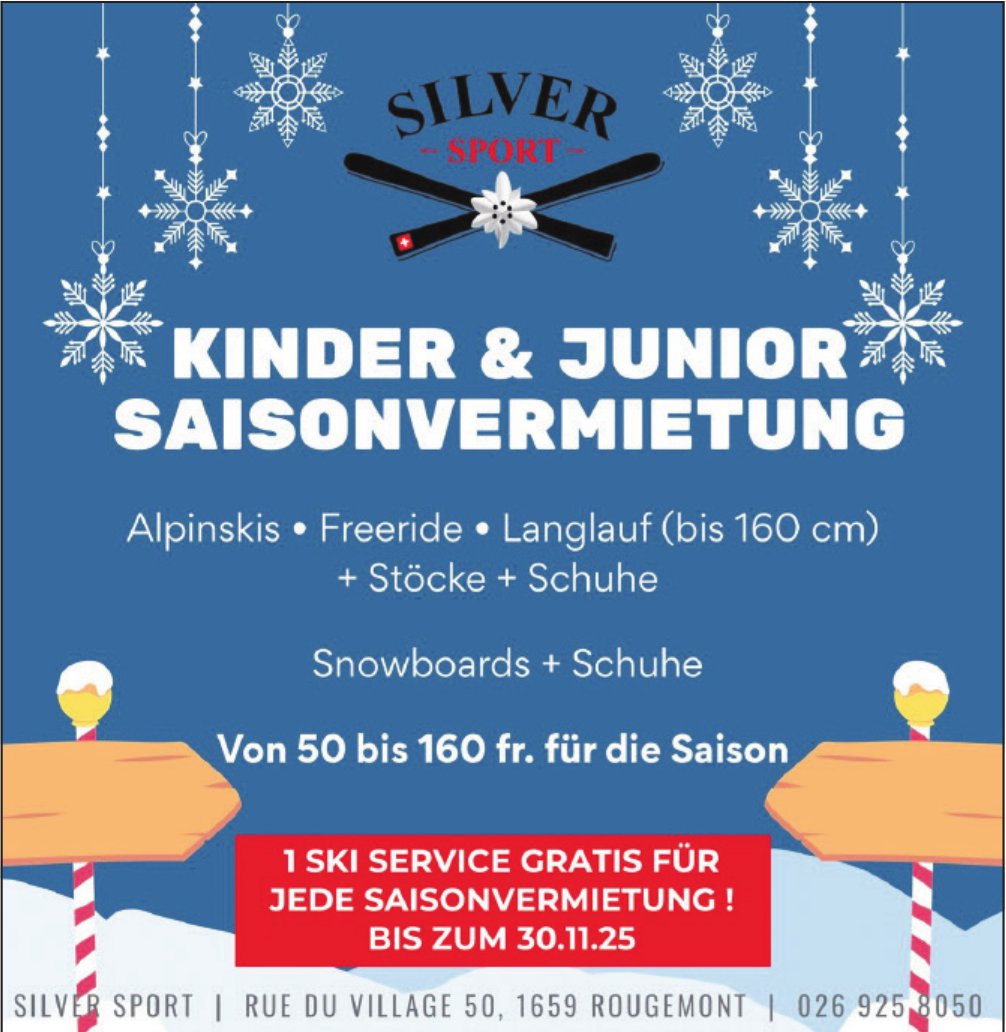 Silver Sport, ROUGEMONT - Saisonvermietung