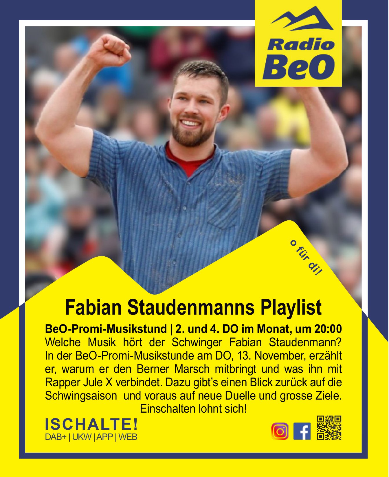 Radio BeO, Fabian Staudenmanns Playlist