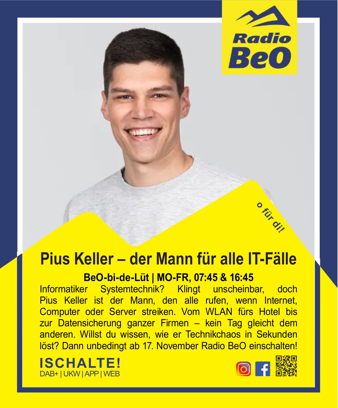 RadioBeO, Pius Keller–der Mann für alle IT-Fälle