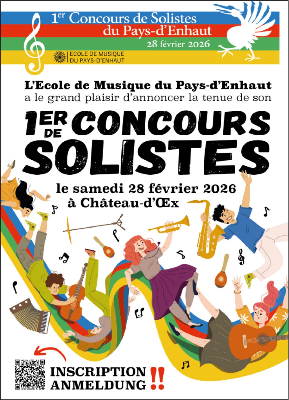 1ER Concours Solistes, 28. Februar, L’Ecole de Musique du Pays-d’Enhaut