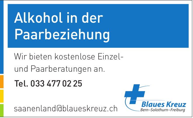 Blaues Kreuz - Alkohol in der Paarbeziehung