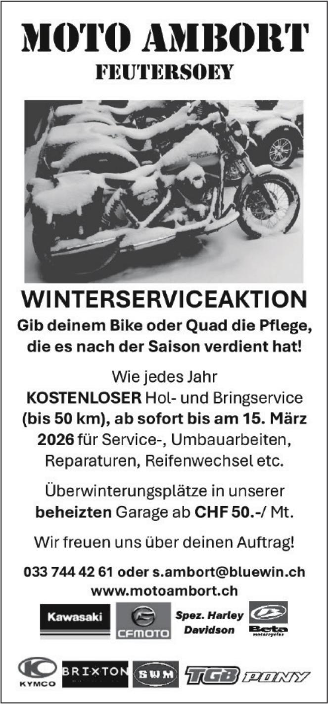 Moto Ambort, Feutersoey - Winterserviceaktion