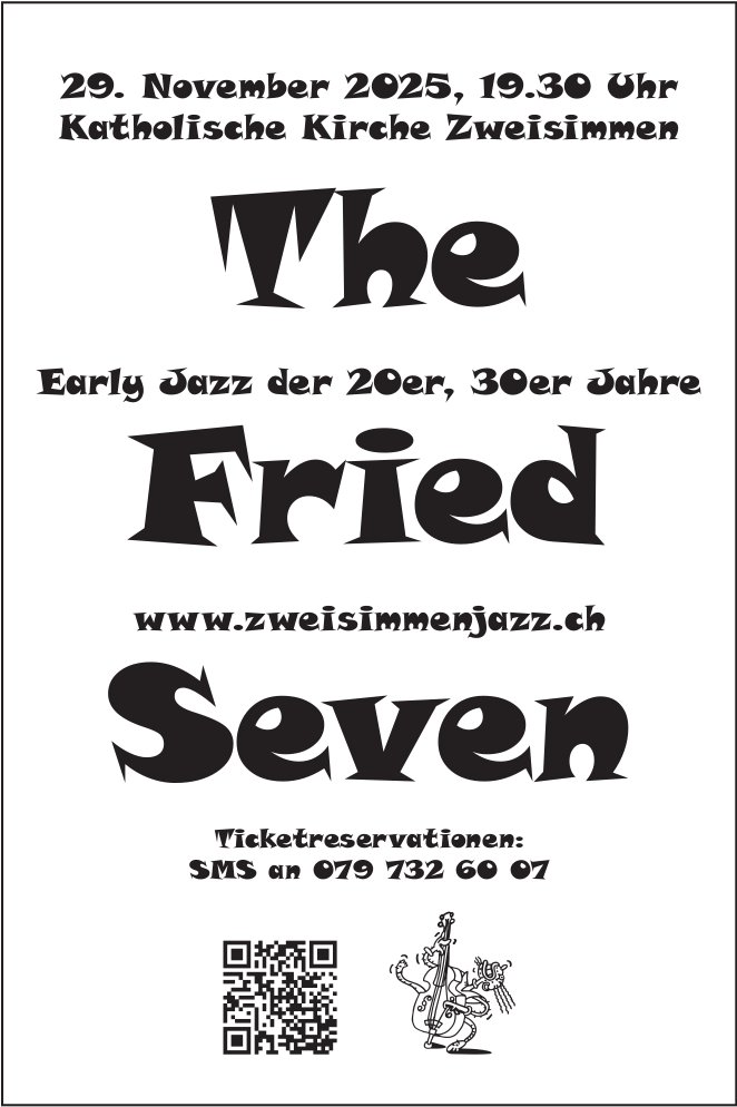 The Early Jazz der 20er, 30er Jahre Fried, 29. November