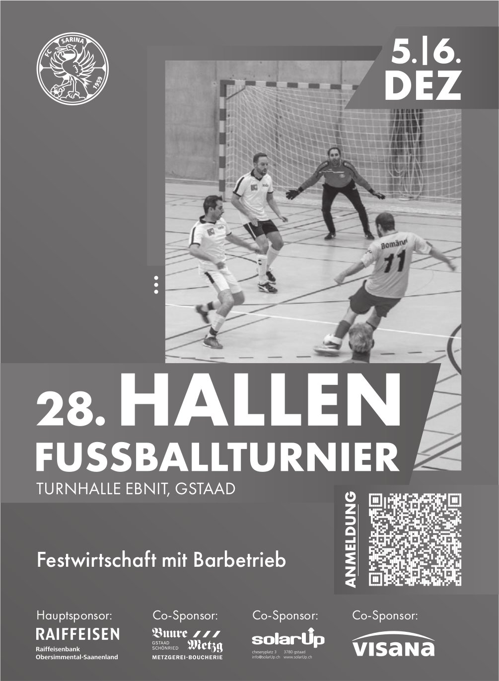 HALLEN Fussballturnier, 5. - 6. Dezember, Gstaad