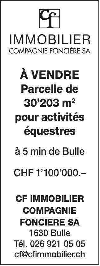 Parcelle de 30’203 m2, Bulle, zu verkaufen