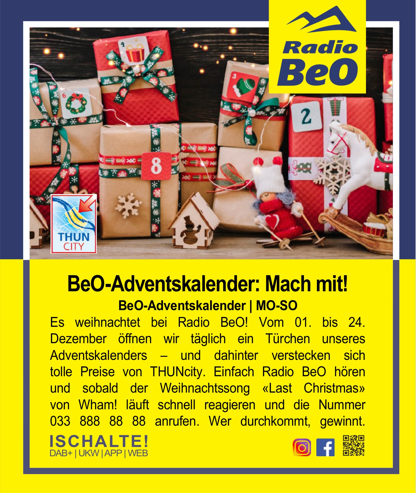 RadioBeO, BeO-Adventskalender: Mach mit!