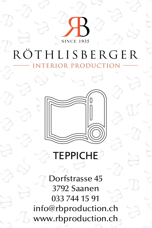 Röthlisberger Interior Production, Saanen - Teppiche