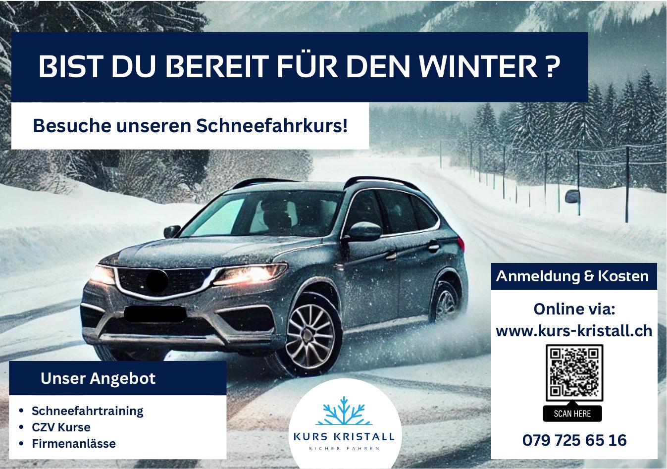 Kurs Kristall, Bist Du Bereit Für Den Winter ?
