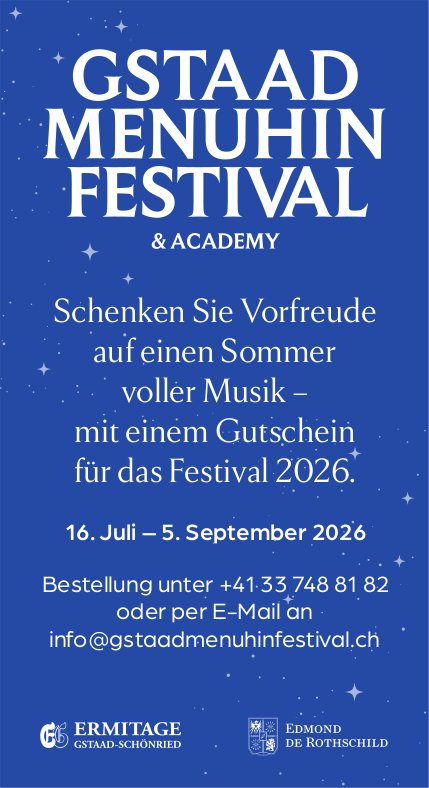 Schenken Sie Vorfreude auf einen Sommer voller Musik, 16. Juli - 5. September