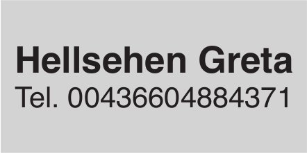 Hellsehen Greta