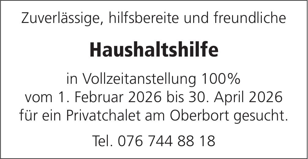 Haushaltshilfe, Gesucht
