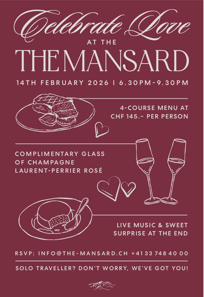 Celebrate Love at THE MANSARD, 14. Februar, THE MANSARD
