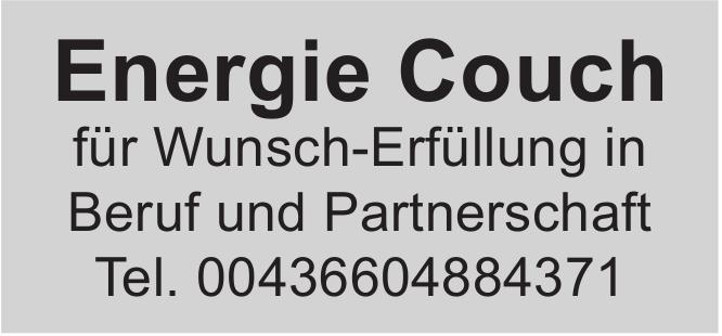 Energie Couch, für Wunsch-Erfüllung in Beruf und Partnerschaft