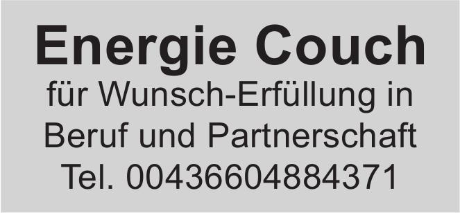 Energie Couch, für Wunsch-Erfüllung in Beruf und Partnerschaft