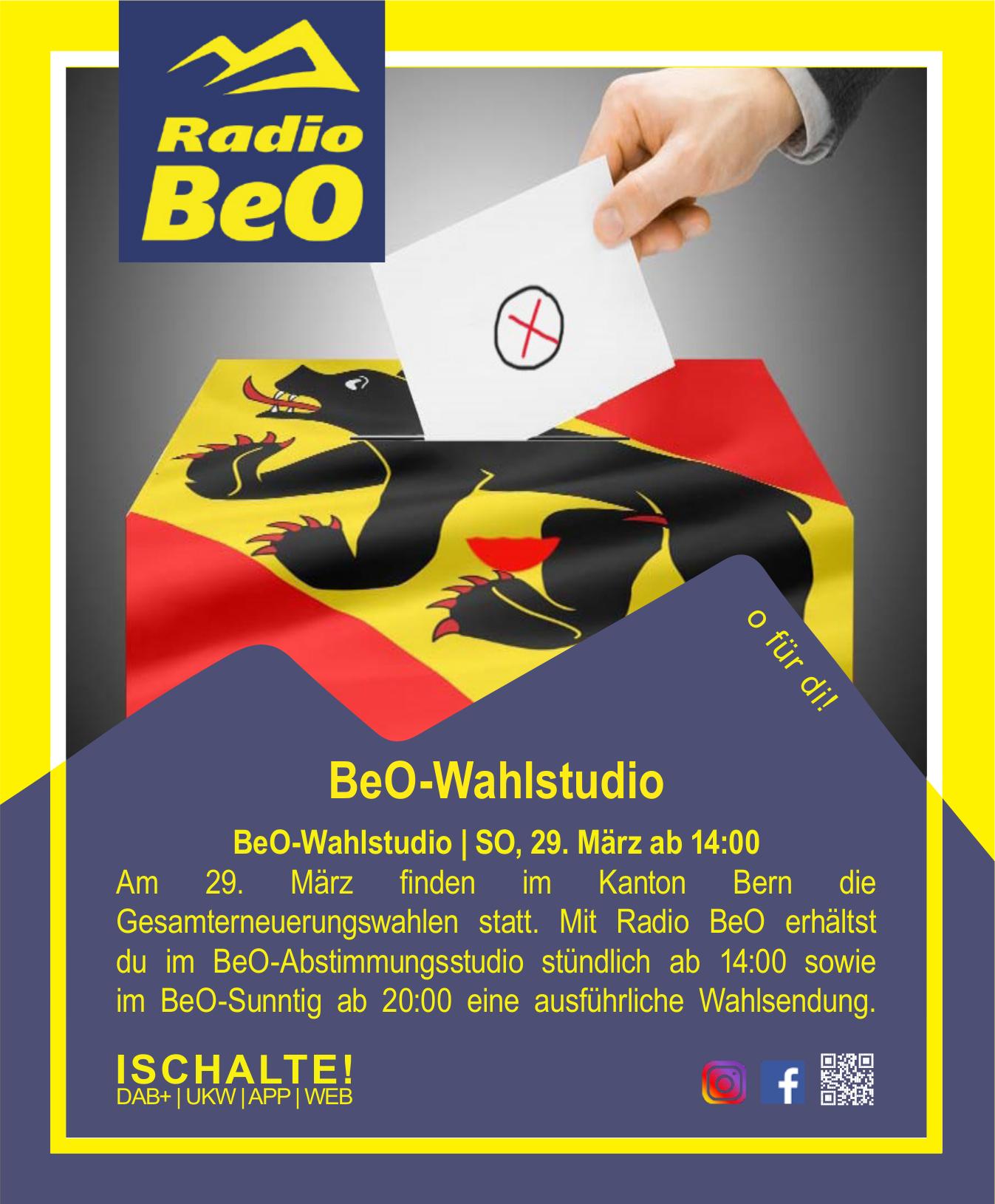 Radio BeO, BeO-Wahlstudio