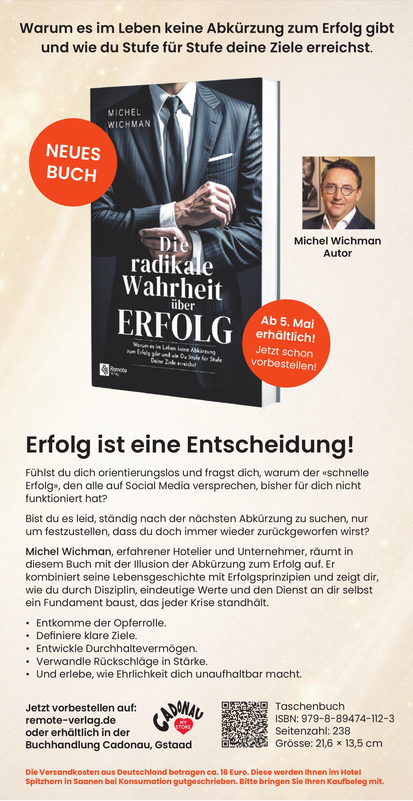 Remote Verlag, Erfolg ist eine Entscheidung!