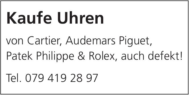 Kaufe Uhren