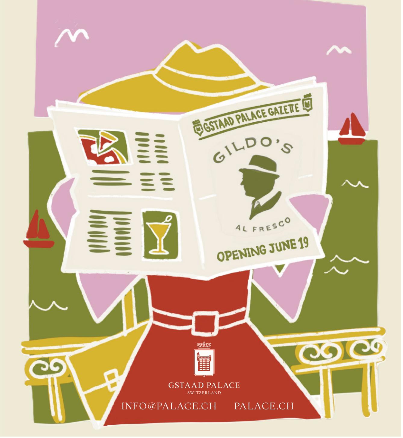 Gildo's Al Fresco, 19. Juni, Gstaad Palace